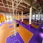 Tsinghua University High School Basketball Hall Acoustic Panels | Hui Acoustics