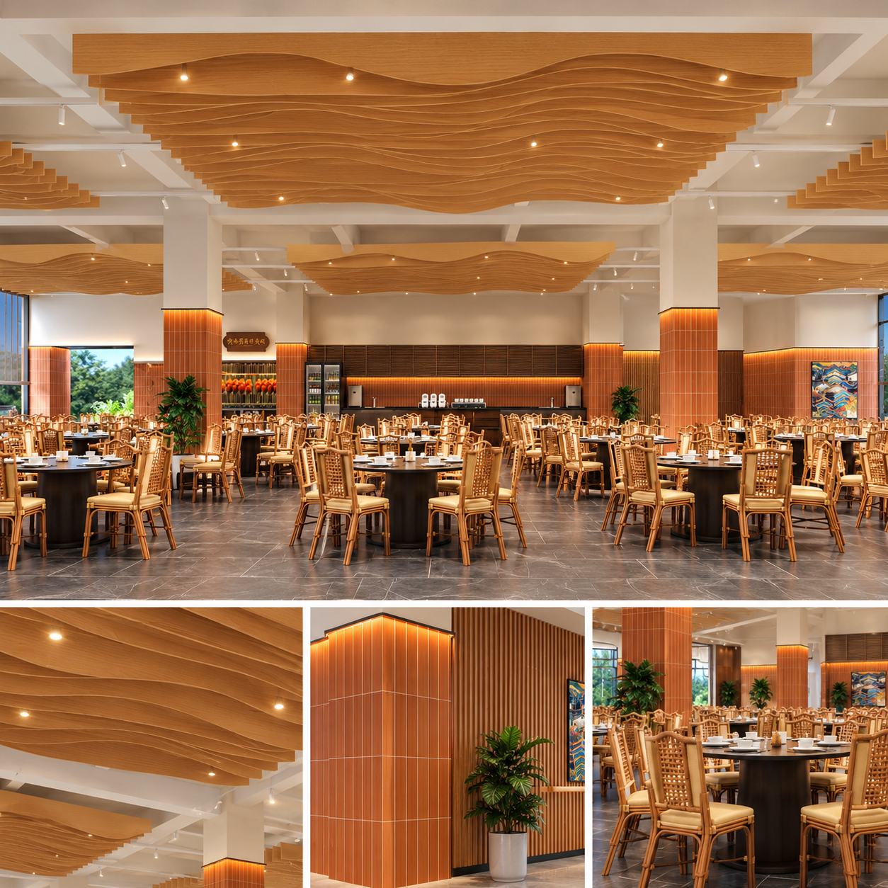 Philipine Restaurant Acoustic Ceiling Project | Hui Acoustics